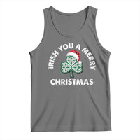 Irish Christmas Tank Top Irish You A Merry Christmas Celtic Shamrock