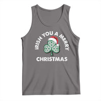 Irish Christmas Tank Top Irish You A Merry Christmas Celtic Shamrock