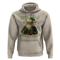 Irish You A Merry Xmas Hoodie Shamrock Santa Ireland Lucky