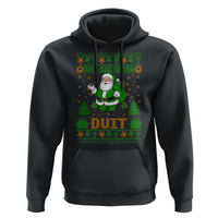 Irish Christmas Hoodie Nollaig Shona Duit Shamrock Santa Lucky For Everyone