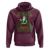 Irish Christmas Hoodie Nollaig Shona Duit Shamrock Santa Lucky For Everyone