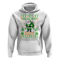 Irish Christmas Hoodie Nollaig Shona Duit Shamrock Santa Lucky For Everyone