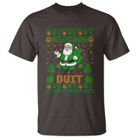 Irish Christmas T Shirt Nollaig Shona Duit Shamrock Santa Lucky For Everyone - Wonder Print Shop