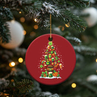 Merry Christmas Tree Irish Christmas Ornament - Wonder Print Shop