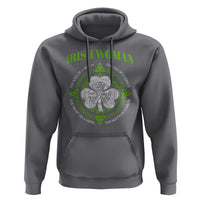 Irish Woman Pride Hoodie The Soul of A Witch Celtic Shamrock Feminist