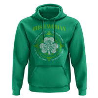 Irish Woman Pride Hoodie The Soul of A Witch Celtic Shamrock Feminist
