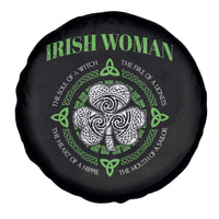 Irish Woman Pride Spare Tire Cover The Soul of A Witch Celtic Shamrock Feminist
