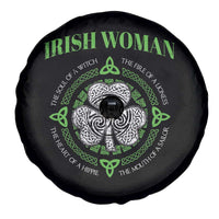 Irish Woman Pride Spare Tire Cover The Soul of A Witch Celtic Shamrock Feminist