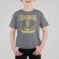 Irish Brigade T Shirt For Kid Tiocfaidh Ár Lá Eagle Patriotic - Wonder Print Shop
