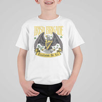 Irish Brigade T Shirt For Kid Tiocfaidh Ár Lá Eagle Patriotic - Wonder Print Shop