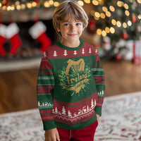 Irish Brigade Ugly Christmas Sweater Tiocfaidh Ar La Coat Of Arms Kingdom Ireland - Wonder Print Shop