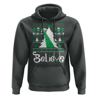 Funny Xmas UFO Believe Hoodie