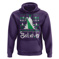 Funny Xmas UFO Believe Hoodie