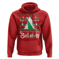 Funny Xmas UFO Believe Hoodie