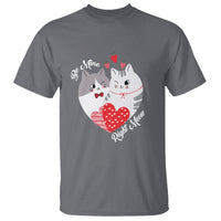 Valentine's Day T Shirt Be Mine Right Meow Funny Cat Lover - Wonder Print Shop