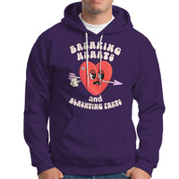 Valentine's Day Hoodie Breaking Hearts And Blasting Farts - Wonder Print Shop