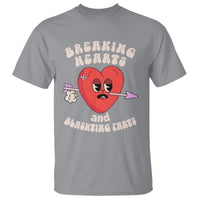 Valentine's Day T Shirt Breaking Hearts And Blasting Farts - Wonder Print Shop