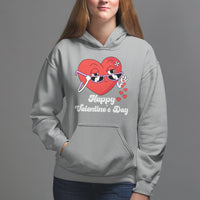 Happy Valentine's Day Cute Heart Bae Funny Salting Hearts Hoodie - Wonder Print Shop