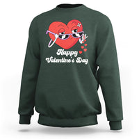 Happy Valentine's Day Cute Heart Bae Funny Salting Hearts Sweatshirt - Wonder Print Shop
