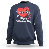 Happy Valentine's Day Cute Heart Bae Funny Salting Hearts Sweatshirt - Wonder Print Shop