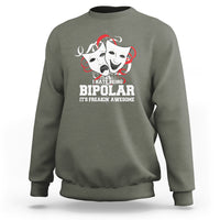 Bipolar Disorder Awareness Sweatshirt I Hate Being Bipolar It's Freakin' Awesome - Wonder Print Shop