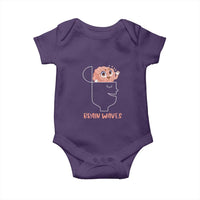 Funny Neuroscience Brain Waves Baby Onesie