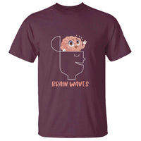 Funny Neuroscience Brain Waves T Shirt