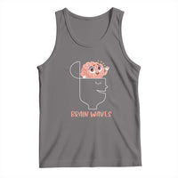 Funny Neuroscience Brain Waves Tank Top