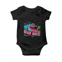 Funny Brain Waves Neuroscience Baby Onesie