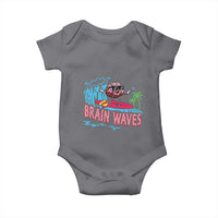 Funny Brain Waves Neuroscience Baby Onesie