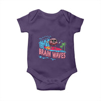Funny Brain Waves Neuroscience Baby Onesie
