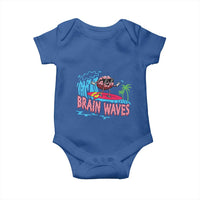 Funny Brain Waves Neuroscience Baby Onesie