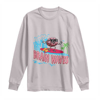Funny Brain Waves Neuroscience Long Sleeve Shirt
