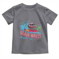Funny Brain Waves Neuroscience Toddler T Shirt