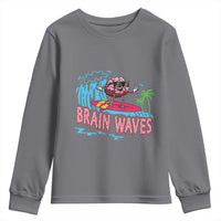 Funny Brain Waves Neuroscience Youth Sweatshirt