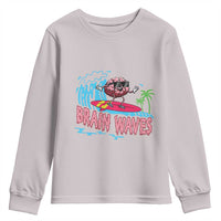 Funny Brain Waves Neuroscience Youth Sweatshirt