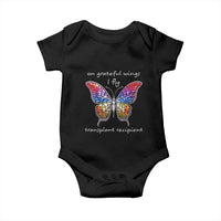Transplant Recipient Baby Onesie On Grateful Wings I Fly