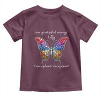 Transplant Recipient Toddler T Shirt On Grateful Wings I Fly