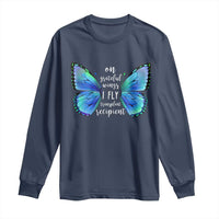 Transplant Recipient On Grateful Wings I Fly Long Sleeve Shirt