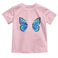 Transplant Recipient On Grateful Wings I Fly Toddler T Shirt