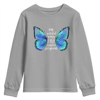 Transplant Recipient On Grateful Wings I Fly Youth Sweatshirt