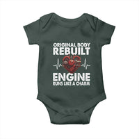Open Heart Surgery Baby Onesie Original Body Rebuilt Engine Runs Like A Charm