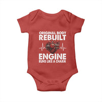 Open Heart Surgery Baby Onesie Original Body Rebuilt Engine Runs Like A Charm