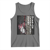 Heart Transplant Warrior Tank Top Surgery Survivor American Flag