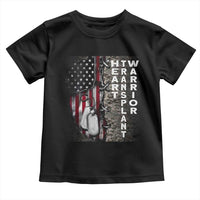 Heart Transplant Warrior Toddler T Shirt Surgery Survivor American Flag
