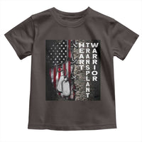 Heart Transplant Warrior Toddler T Shirt Surgery Survivor American Flag