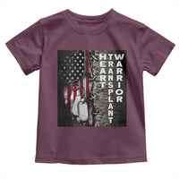 Heart Transplant Warrior Toddler T Shirt Surgery Survivor American Flag
