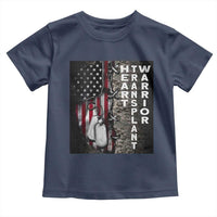 Heart Transplant Warrior Toddler T Shirt Surgery Survivor American Flag