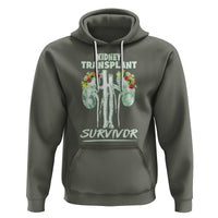 Kidney Transplant Survivor Organ Recipient Hoodie - Wonder Print Shop