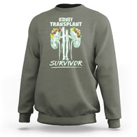 Kidney Transplant Survivor Organ Recipient Sweatshirt - Wonder Print Shop